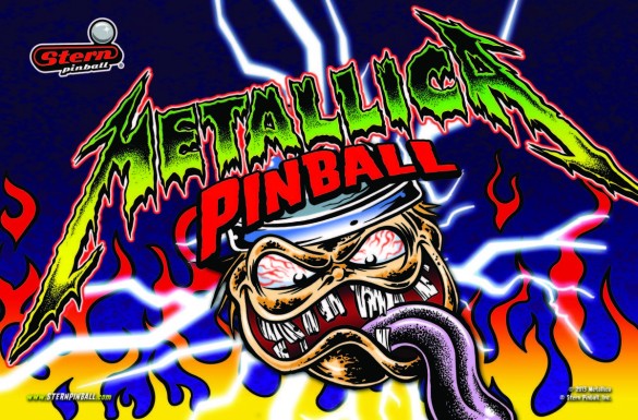 Flippers Stern Pinball Metallica Pro 9