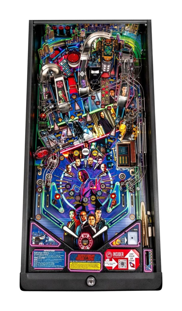 Flippers Stern Pinball John Wick Pro 4