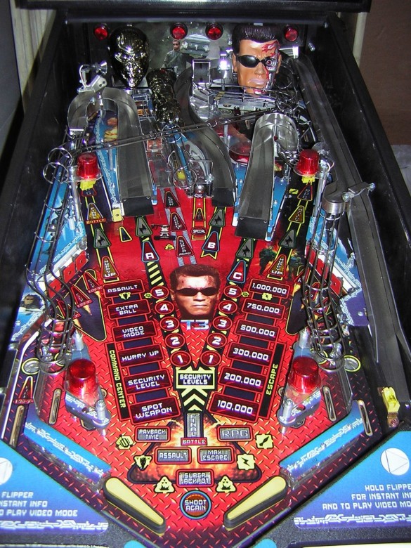 Flippers Stern Pinball Terminator 3 : Rise of the Machines 9