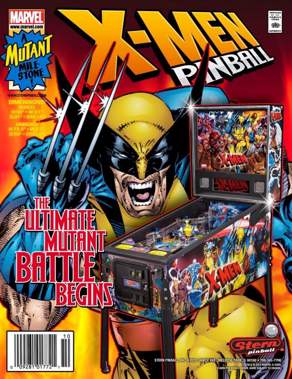 Flippers Stern Pinball X-Men Pro 2