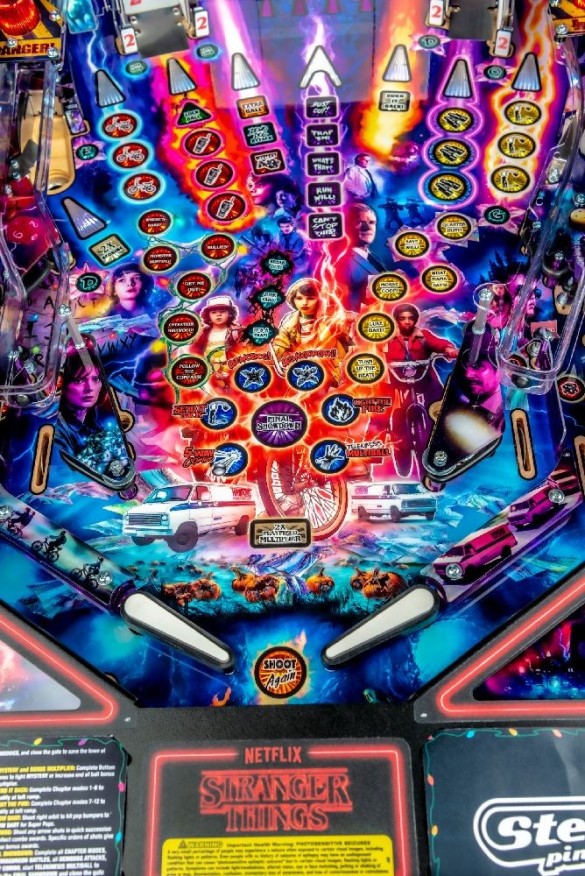 Flippers Stern Pinball Stranger Things Premium 8