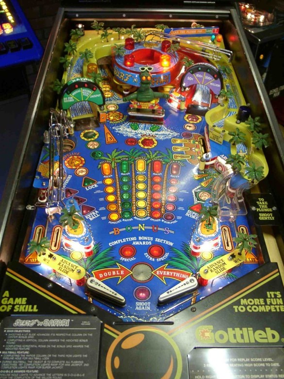 Flippers Gottlieb Surf' n Safari 4