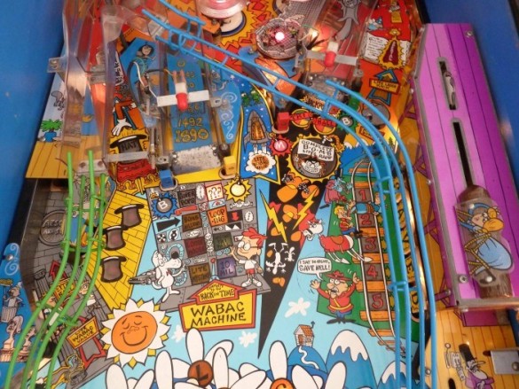 Flippers Data East Pinball Adventures of Rocky and Bullwinkle and Friends 4