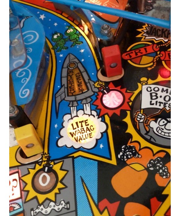 Flippers Data East Pinball Adventures of Rocky and Bullwinkle and Friends 7