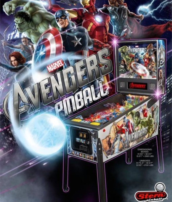 Flippers Stern Pinball The Avengers Pro 9