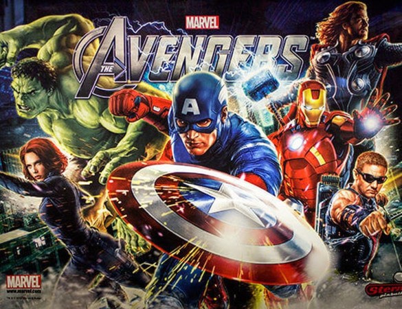 Flippers Stern Pinball The Avengers Pro 3