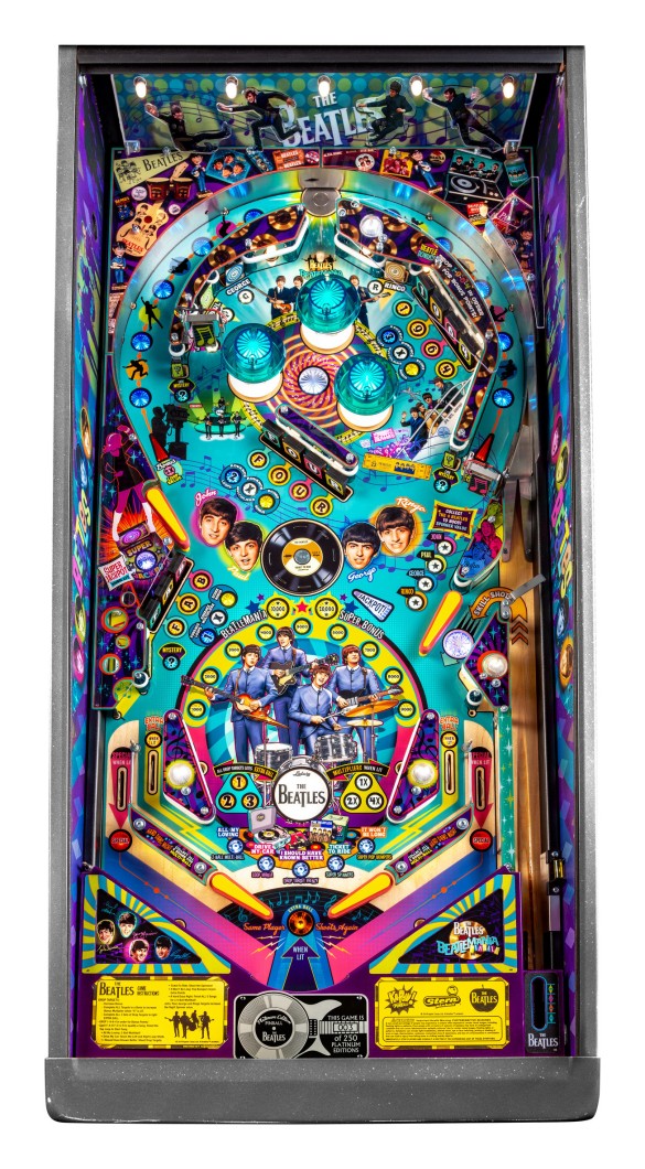 Flippers Stern Pinball The Beatles Platinum Edition 2