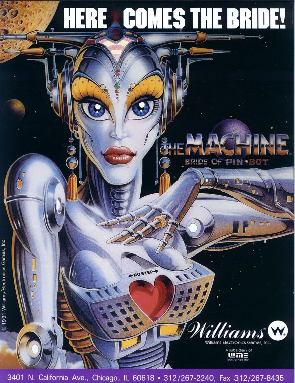 Flippers Williams The Machine : Bride of Pin.bot 2