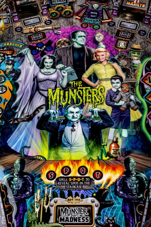 Flippers Stern Pinball The Munsters Pro 4