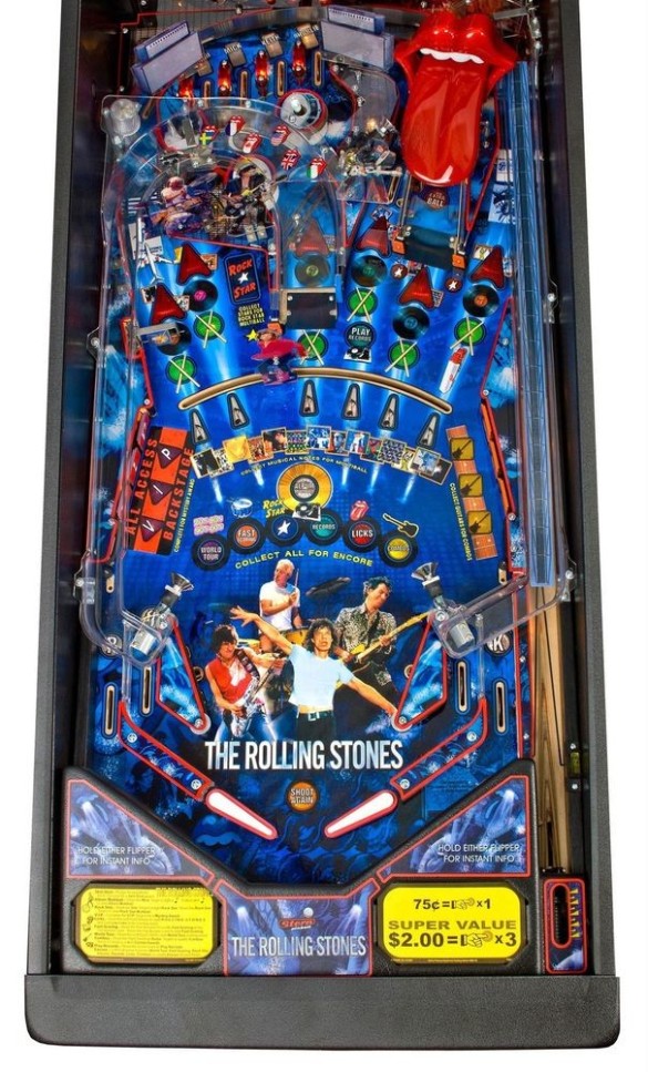 Flippers Stern Pinball The Rolling Stones (occasion) 3