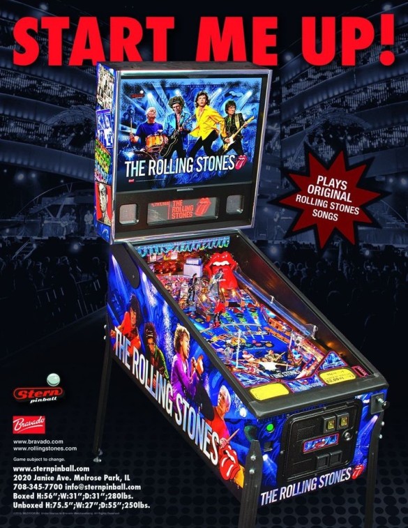 Flippers Stern Pinball The Rolling Stones (occasion) 2