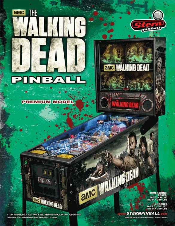 Flippers Stern Pinball The Walking Dead Premium 2