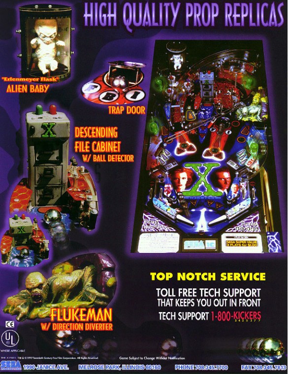 Flippers SEGA The X Files 3