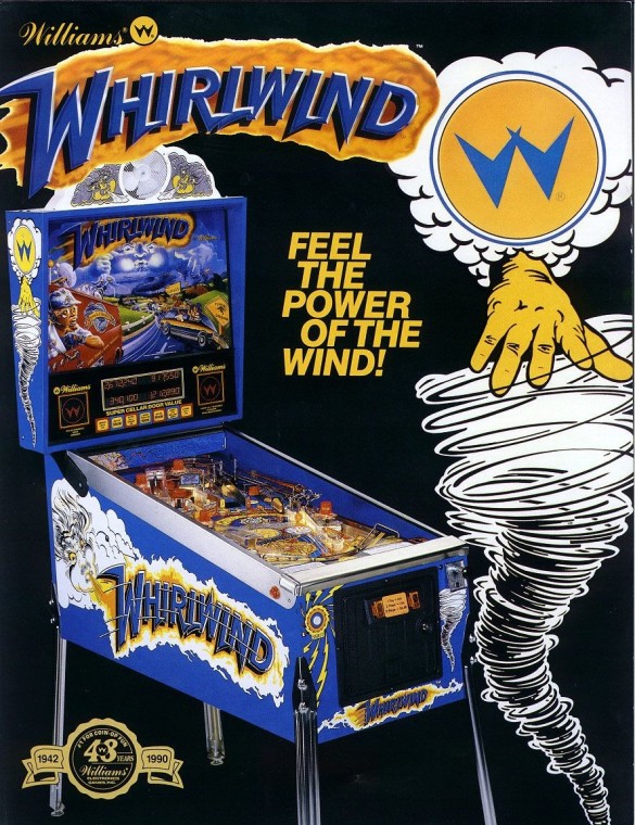 Flippers Williams Whirlwind 2