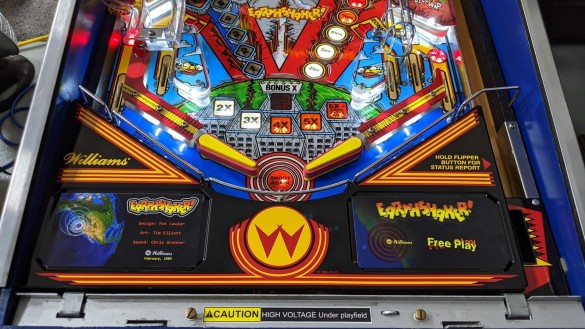 Flippers Williams Earthshaker 7