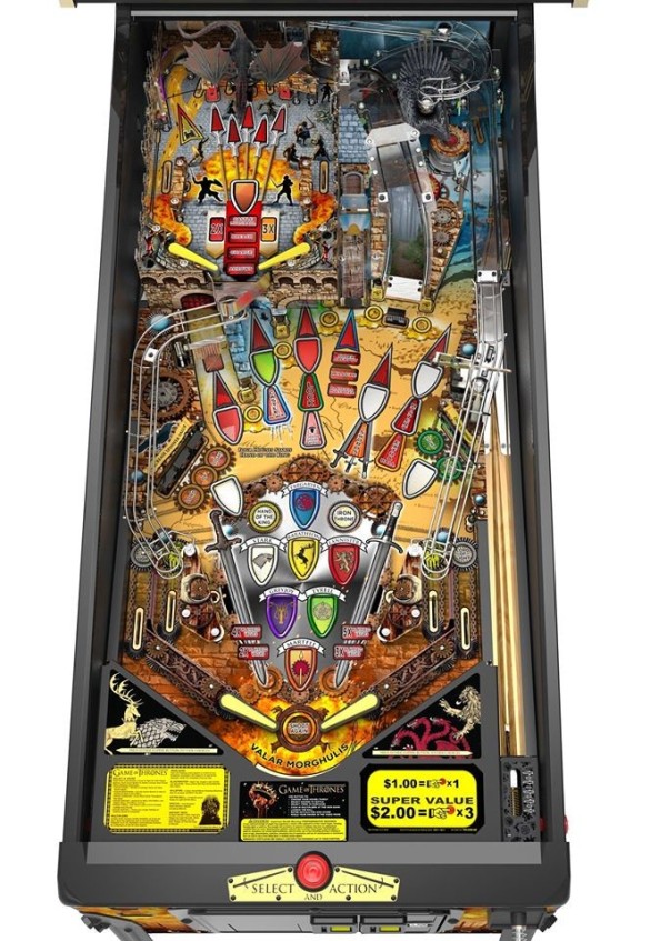 Flippers Stern Pinball Game of Thrones Pro 2