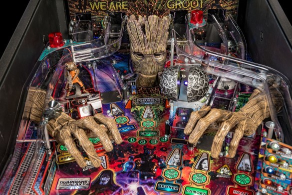 Flippers Stern Pinball Guardians Of The Galaxy Premium 4