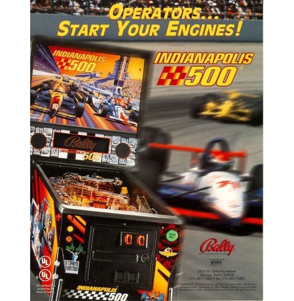 Flippers Bally Indianapolis 500 - OCCASION 4