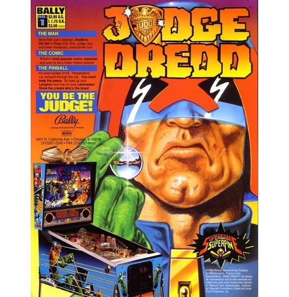Flippers Bally Judge Dredd 4