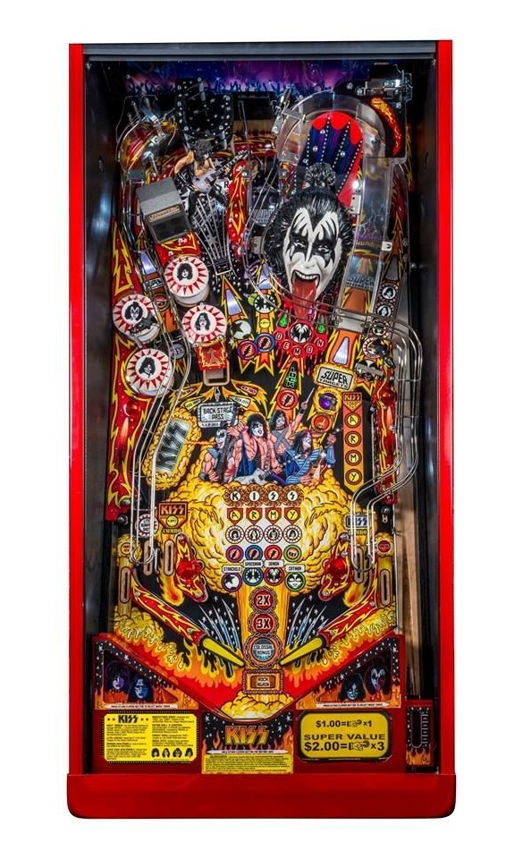 Flippers Stern Pinball Kiss Pro 2