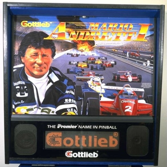 Flippers Gottlieb Mario Andretti 3