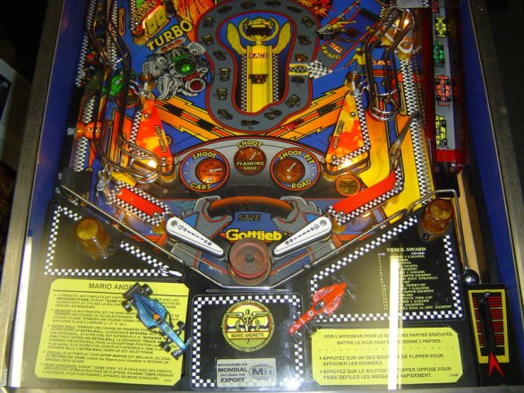 Flippers Gottlieb Mario Andretti 5