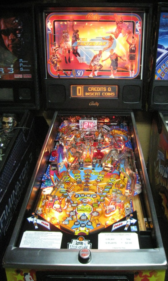 Flippers Bally NBA Fastbreak 5