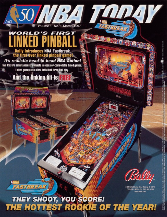 Flippers Bally NBA Fastbreak 4