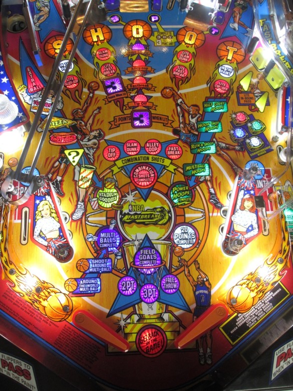 Flippers Bally NBA Fastbreak 6