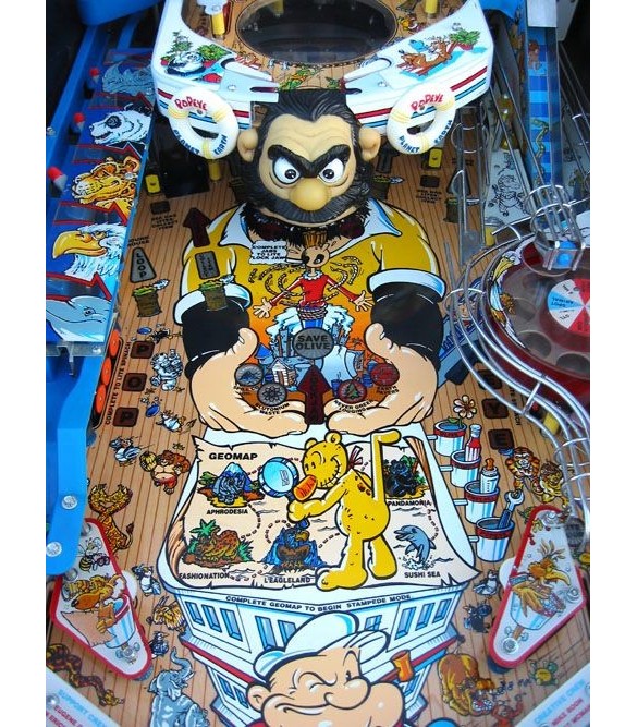 Flippers Bally Popeye 7