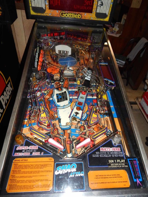 Flippers Gottlieb Shaq Attaq 5