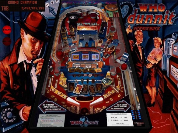 Flippers Bally Who Dunnit 7