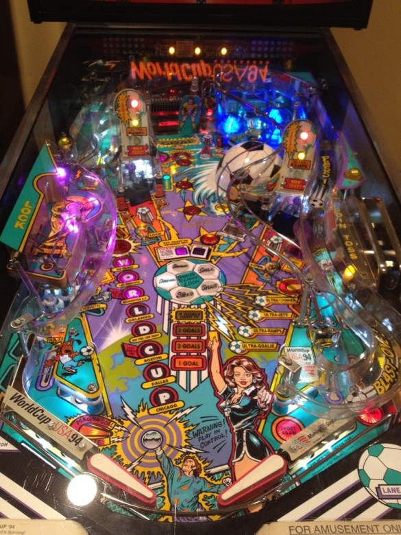 Flippers Bally World Cup Soccer 8